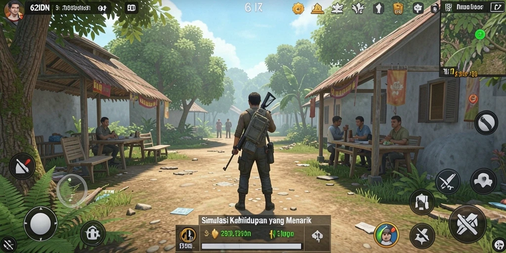 Gameplay menarik dalam dunia simulasi kehidupan.