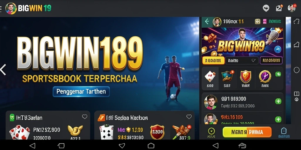 Tampilan gameplay Sportsbook yang menarik dan interaktif.