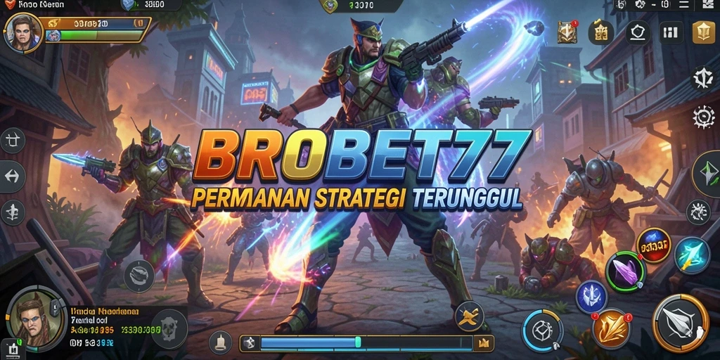 Tampilan menawan gameplay BROBET77 yang penuh strategi.