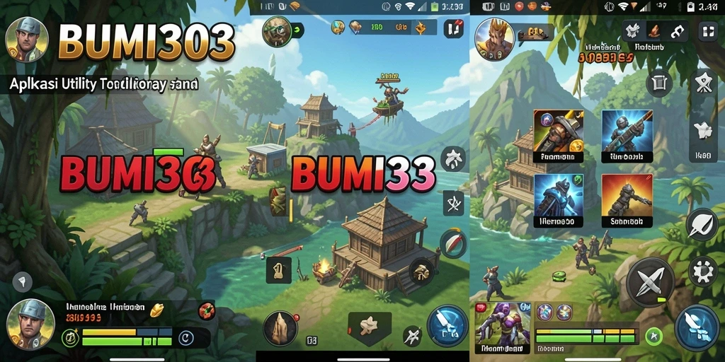 Screenshot BUMI303 menampilkan antarmuka aplikasi Utility yang intuitif.