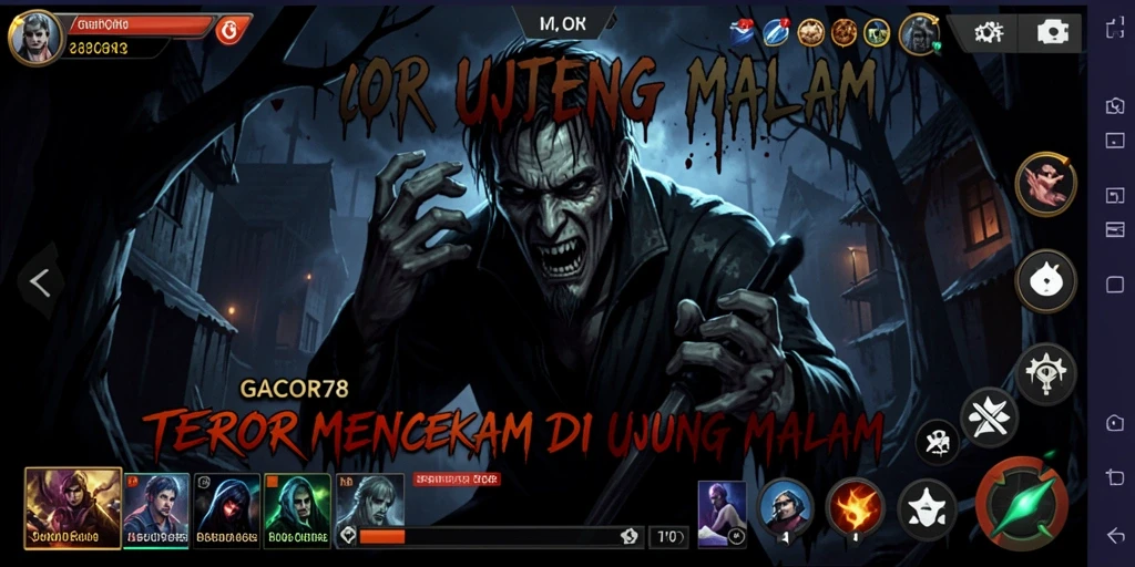 Tampilan gameplay GACOR78 yang mencekam dan menyeramkan.