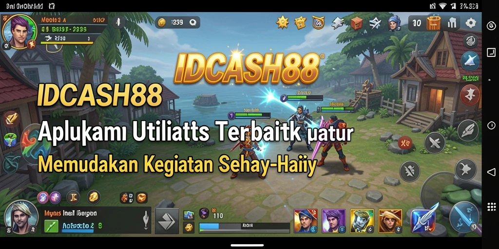Tampilan antarmuka IDCASH88 yang modern dan intuitif.
