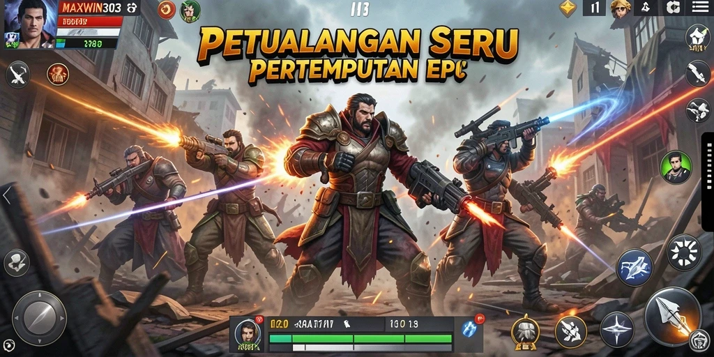 Tampilkan pertempuran seru dengan grafis menawan dari MAXWIN303.