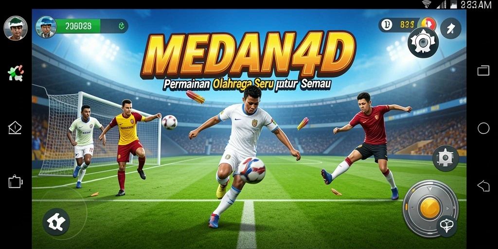 Gameplay seru MEDAN4D menampilkan aksi olahraga yang menegangkan.