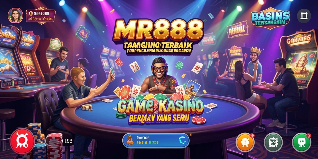 Tampilan menakjubkan dari gameplay Kasino di MR888.