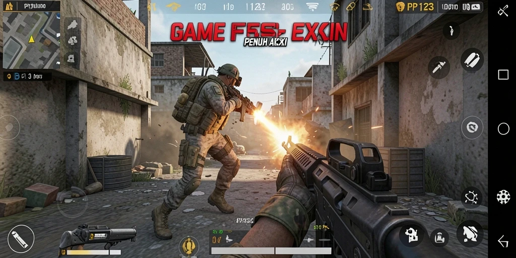 Tampilan menarik dari gameplay PP123 yang penuh aksi dan ketegangan.