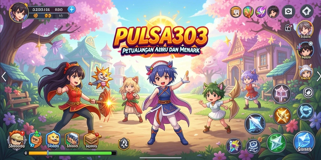 Screenshot menampilkan karakter anime dalam pertempuran seru.