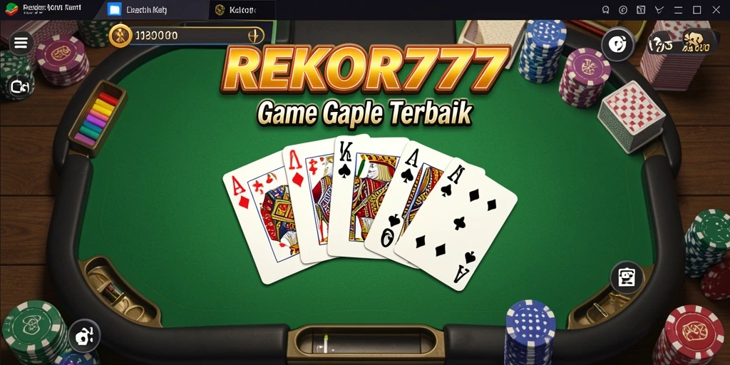 Gameplay seru dan interaktif dari game Gaple REKOR777.