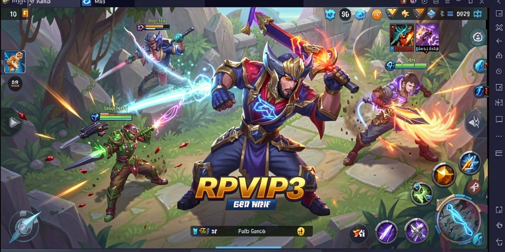 Tampilan gameplay RPVIP3 yang menegangkan dan penuh aksi.