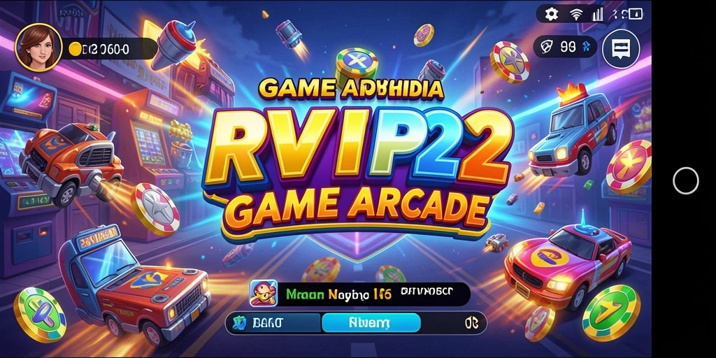Tampilan gameplay seru dengan aksi Arcade yang mendebarkan.