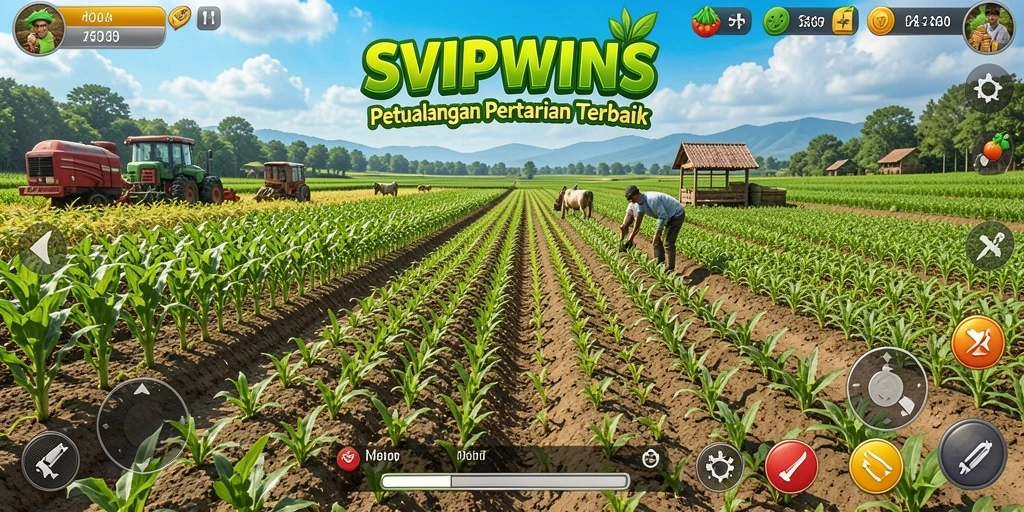 Tampilan menarik dalam gameplay pertanian SVIPWINS.