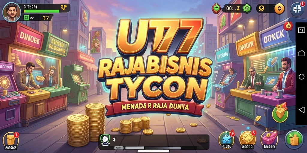 Screenshot UT77 menampilkan pengalaman seru membangun kerajaan bisnis Tycoon.