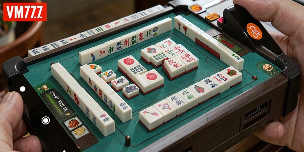Tampilan gameplay Mahjong yang menawan dan interaktif.